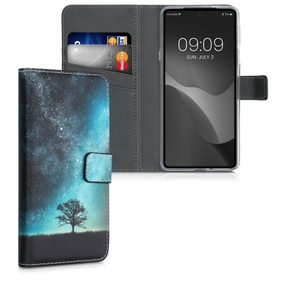 Husa pentru Motorola Edge X30 / Edge 30 Pro, Piele ecologica, Multicolor, 57062.01, kwmobile foto