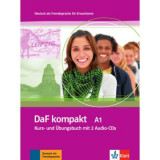 DaF kompakt A1. Deutsch als Fremdsprache f&uuml;r Erwachsene. Kurs- und &Uuml;bungsbuch mit 2 Audio-CDs - Birgit Braun
