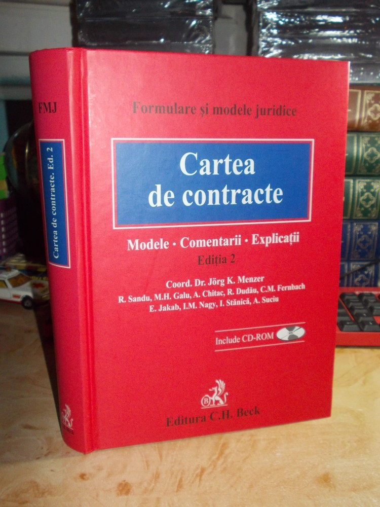 CARTEA DE CONTRACTE ( MODELE*COMENTARII*EXPLICATII ) , ED. 2 , 2008 ,  CD-ROM | Okazii.ro