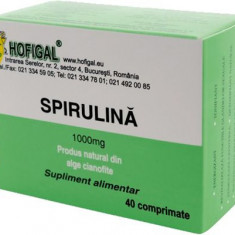 Spirulina, 40 comprimate, Hofigal