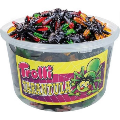 Set 75 Jeleuri de Fructe Trolli, Forma de Tarantule, 975 g foto