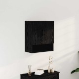 VidaXL Dulap de perete, stejar negru, 60x31x70 cm, lemn prelucrat