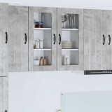 vidaXL Dulap suspendat de bucătărie Gri din beton 40 x 31 x 80 cm 884991