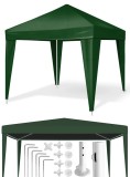 Cort de gradina pavilion, 3 x 3 x 1.9 m, verde, MalTec 112408