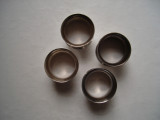 Set de inele pentru servetele, alama argintata, personalizate, Ornamentale