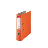Biblioraft plastifiat ESSELTE 7.5cm portocaliu economy