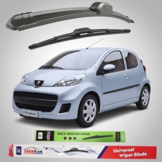 Ștergătoare Peugeot 107 5 uși Facelift (2009&ndash;2012) Flat | Set Complet &ndash; TeamCar&reg;