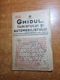 ghidul turistului si automobilistului anii-&#039;30-harta romania mare-turnu magurele