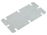 Placă de montare oțel zincată 48x98mm 1.5mm