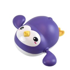 Jucarie de baie interactiva pentru copii, flippy, pinguinul mov