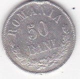 Moneda Romania 50 Bani 1873 Argint - Numismatica Romaneasca