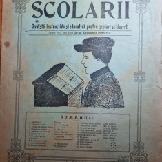 revista scolarii august-septembrie 1915-revista pentru scolari si tineret