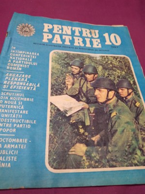 REVISTA PENTRU PATRIE NR.10 /1987 foto
