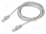 Cablul Patch Cord U/UTP 6 Litat Cu PVC Gri 2m 26AWG - GEMBIRD