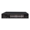 Switch 16xRJ45 POE, 2xRJ45, 2xSFP, Gigabit - UNV NSW2010-18GT2GP-POE-IN, Uniview