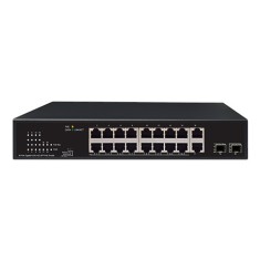 Switch 16xRJ45 POE, 2xRJ45, 2xSFP, Gigabit - UNV NSW2010-18GT2GP-POE-IN