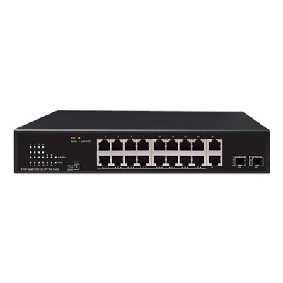 Switch 16xRJ45 POE, 2xRJ45, 2xSFP, Gigabit - UNV NSW2010-18GT2GP-POE-IN foto