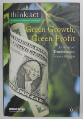 GREEN GROWTH , GREEN PROFIT , HOW GREEN TRANSFORMATION BOOSTS BUSINESS by ROLAND BERGER , 2011 foto