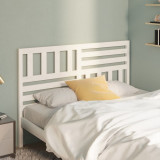 Tablie de pat, alb, 166x4x100 cm, lemn masiv de pin GartenMobel Dekor, vidaXL