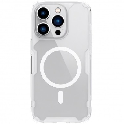 Husa MagSafe pentru Apple iPhone 16 Pro, Nillkin, Nature Pro, Transparenta foto