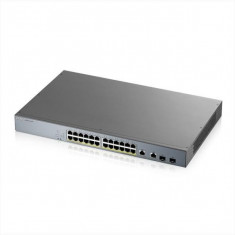 Zyxel gs1350-26hp 24-port gbe smart managed poe switch with gbe foto