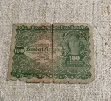 Bancnota 100 kronen 1922 Austria