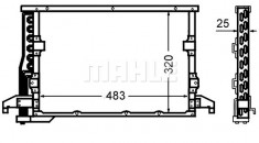 Radiator clima AC BMW Z3 (E36) 3.2 dupa 199706.01 foto