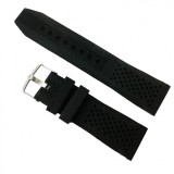 Curea Neagr? Silicon cu g?urele - 20mm, 22mm, 24mm, Time Veranda