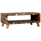 VidaXL Masă de cafea Multicolour 90 x 50 x 35 cm Lemn masiv reciclat