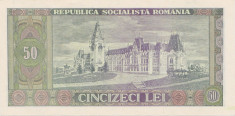 ROMANIA RSR 50 lei 1966 UNC foto