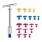 Dispozitiv pentru indreptat tabla caroseriei 19 adaptoare MSW-DENTPULLER.SET6 10060792 MSW