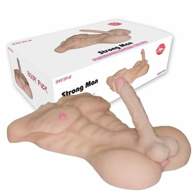 Masturbator Torso barbat Strong Man - Marime Mare 51cm foto