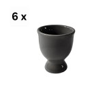 Set 6 suporturi de ou, 6.5 cm, Gri
