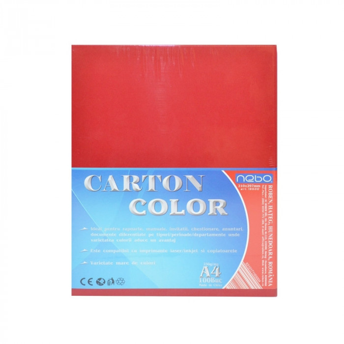 Carton color A4 250g Set 100 - NEBO