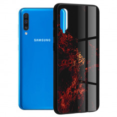 Husa pentru Samsung Galaxy A30s / A50 / A50s, Techsuit Glaze Series, Red Nebula
