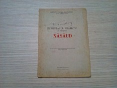 NASAUD - Indreptar Statistic al Judetului - Gh. Mihoc - Editura Imprimaria Nationala, 1949, 20 p.+ harta