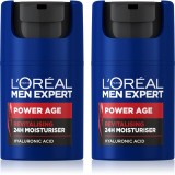 L&rsquo;Or&eacute;al Paris Men Expert Power Age crema revitalizanta cu acid hialuronic