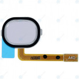 Samsung Galaxy A40 (SM-A405F) Buton Acasă flexibil alb GH96-12484B