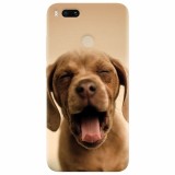 Husa silicon pentru Xiaomi Mi A1, Cute Yawning Puppy