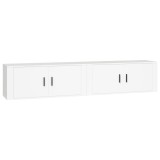 Cumpara ieftin Dulapuri TV montate pe perete, 2 buc., alb, 100x34,5x40 cm