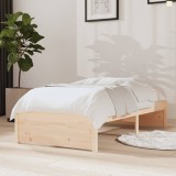 vidaXL Cadru de pat Small Single 2FT6, 75x190 cm, lemn masiv