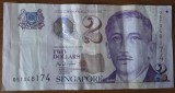 2 dollars Singapore, hartie