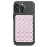 Suport Telefon Ventuze Techsuit Dreptunghiular SL-PAD Light Pink Universal