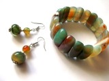 set bratara si cercei cu agate 45065