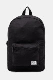 Herschel rucsac Daypack culoarea negru, mare, neted, 10076-01566-OS