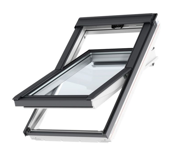 VELUX GLU 0051 - Fereastra mansarda poliuretan, 2 foi de sticla