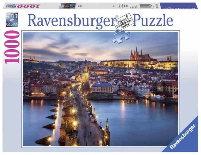 Puzzle Praga Noaptea, 1000 Piese