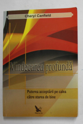 VINDECAREA PROFUNDA - PUTEREA ACCEPTARII PE CALEA CATRE STAREA DE BINE de CHERYL CANFIELD , 2011 foto