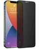 Folie Sticla Securizata Privacy 5D Full Glue Apple iPhone 12 Pro Max, Anti-Spion, Protectie Ecran Margini