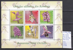 2007 Orhidee salbatice din Romania Bl.394 LP1758f MNH foto